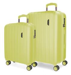 MOVOM Wood sárga, luxus ABS utazótáska készlet, 65cm/55cm, 531896B