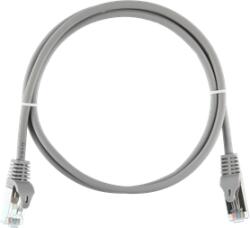 NIKOMAX Essential Series N MC-PC4SA55B-ES-150-C-GY S/FTP Cat6a RJ45 Patch Kábel 15 m - Szürke