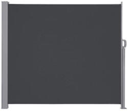 Kik LUARO behúzható napellenző 180 x 400 cm szürke, oldalsó terasz napellenző (KIK-KX3219)
