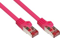 Good Connections 8060-100M S/FTP CAT6 RJ45 Patch Kábel 10 m - Magenta