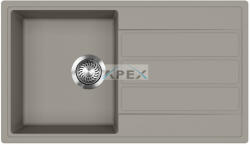 Evido Easy 45S gránit mosogató, 760 x 440 mm, platina (442068)