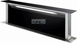 De Dietrich pultba süllyeszthető páraelszívó, 120 cm, érintő vezérlés, stellar steel (DHD7261B)