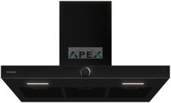 De Dietrich fali páraelszívó, 90 cm, forgókapcsoló, infinite black (DHB4934B)