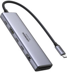 UGREEN Hub / Adapter Ugreen Revodok 7in1 USB-C to 2x USB-C 3.2, USB-A 3.2, HDMI 4K 60Hz, SD/TF, PD 100W (45521) - mione