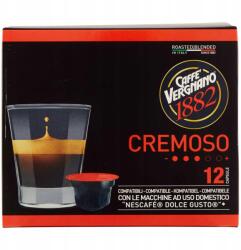 Caffè Vergnano 1882 Dolce Gusto Cremoso kávéfőző kapszula 12db Caffe Vergnano kávé (8001800071018)