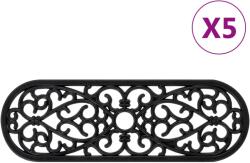 vidaXL lépcsőfokok 5 db 25x75 cm-es gumival (155632)