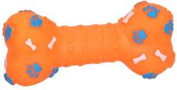 SPRINGOS ® hangos kutyajáték - narancs/kék/fehér pvc, 16cm (PA0287)