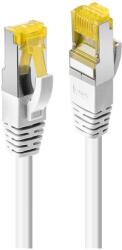 Lindy 47325 S/FTP CAT6a RJ45 Patch Kábel 3 m - Fehér