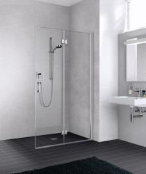 Kermi Liga LI 2Y zuhanykabin fal walk-in 80 cm ezüst fényes/átlátszó üveg LI2YR08020VPK