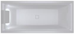 RIHO Still Square LED egyenes kád 180x80 cm fehér B099004005
