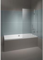 RIHO Scandic zuhanyparaván 85 cm kétrészes króm fényes/átlátszó üveg G001144120 (G001144120)