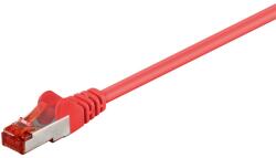 Goobay S/FTP CAT6 Patch Kábel 20 m - Piros