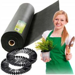 Plonos Kerti textília 1, 6 m x 50 m 90 g/m2 + 100 szög Plonos - fekete (490700)