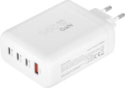 Krüger&Matz 140 W GaN hálózati töltő Quick Charge és Power Delivery funkcióval (KM0859)