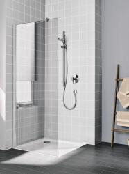 Kermi Cada XS zuhanykabin fal walk-in 40 cm ezüst fényes/átlátszó üveg CKTWF04020VPK