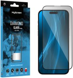 MyScreen Védőüveg MyScreen DIAMOND GLASS LITE edge FULL GLUE fekete Apple iPhone 15 Pro 6.1 (MS06)