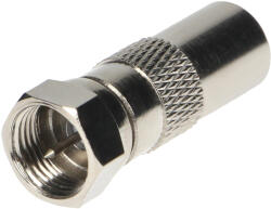  Réz TV csatlakozóadapter/F csatlakozó (ZA-14)