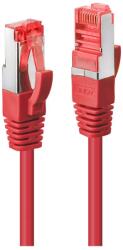 Lindy 47735 S/FTP CAT6 RJ45 Patch Kábel 3 m - Piros