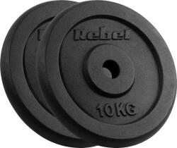 Rebel Súlyzótárcsák 2x10kg, 31mm, REBEL ACTIVE (RBA-2129) Súlytárcsa