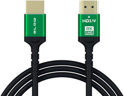  8K HDMI kábel 5m zöld (96-649)