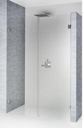 RIHO Scandic zuhanyajtók 120 cm dönthető fekete matt/átlátszó üveg G001014121