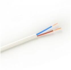 Elektrokabel Elektromos kábel H03VVH2-F 2x1 fehér 100m KAB2X100 (11730)
