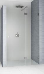 RIHO Scandic zuhanyajtók 80 cm dönthető fekete matt/átlátszó üveg G001020121