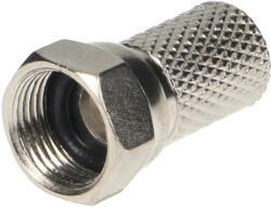 F-csatlakozó 7, 2 mm gumitömítéssel, 10 db (ZA-1/S/10)