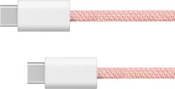 Krüger&Matz USB-C típusú kábel - USB-C típusú kábel 60 W 1 m rózsaszín Kruger&Matz Basic (KM1271-1P)