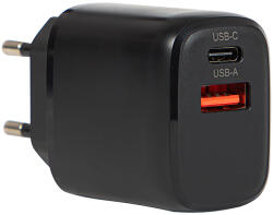  USB és USB-C töltő 20W QC gyorstöltés (76-019)