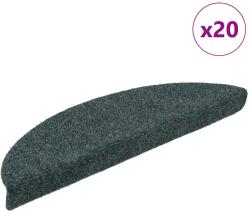 vidaXL 20 db zöld öntapadó lépcsőszőnyeg 56 x 17 x 3 cm (3365678)