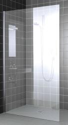Kermi XC zuhanyfal 80 cm ezüst fényes/átlátszó üveg XCWIO08020VPK