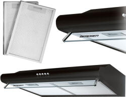Berdsen BE-10-A fekete 3175 - pult alatti páraelszívó, 60 cm (3175)