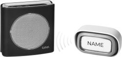 Vezeték nélküli akkumulátoros csengő, fekete (EXTEL081737)