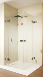 RIHO Scandic zuhanykabin 90x90 cm négyzet fekete matt/átlátszó üveg G001100121 (G001100121)