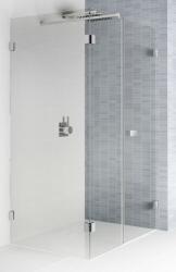 RIHO Scandic zuhanykabin 100x90 cm négyszögletes króm fényes/átlátszó üveg G001084120 (G001084120)