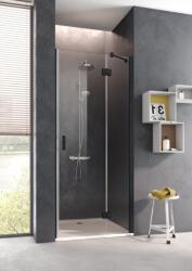 Kermi Osia zuhanyajtók 100 cm dönthető fekete matt/átlátszó üveg OSSFR100203PK