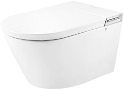Clean Wave Breeze bidéfunkciós wc függő perem nélkül mély öblítéssel fehér CWB700