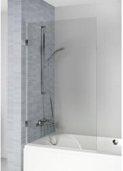 RIHO Scandic zuhanyparaván 95 cm egyrészes fekete matt/átlátszó üveg G001141121 (G001141121)