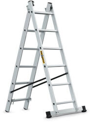 IRIS TOOLS HL-200 2x6 lépcsős alumínium létra, összecsukható, 125 kg teherbírás, EN 131 (HL-200 2X6S) - haztartasibolt