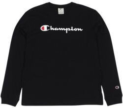 Champion Férfi hosszú ujjú Crew nyakú póló 2XL fekete