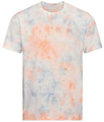 AWDIS Férfi Tie Dye póló L szürke