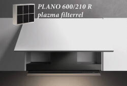 Falmec CVJN75. E25P2#EUN490F_p beépíthető páraelszívó VIRGOLA TOUCH 75 fekete + plazma filter PLANO 600/210 R (CVJN75-E25P2--EUN490F_p)