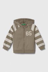 Benetton gyerek felső zöld, mintás, kapucnis - zöld 82 - answear - 7 590 Ft