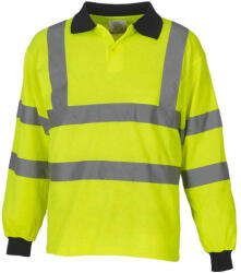 Yoko Férfi hosszú ujjú HiVis póló ing 4XL sárga