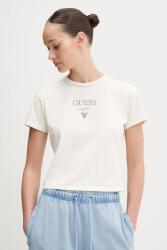 Guess Originals pamut póló női, bézs, W5GI56 J1314 - bézs XL