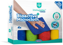  Bonus Törlőkendő mikroszálas 32 x 32 cm Immunetec BioActive 4 db/csomag Bonus_B785