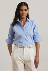 Ralph Lauren pamut ing női, galléros, slim, 200684553 - kék M
