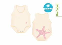  J Bimbi biopamut kombidressz ujjatlan body 4 Seasons, 0-36 hónap - Tengeri csillag
