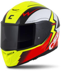 Cassida Integral Gt 2.1 Flash Bukósisak Yellow Fluo/red Fluo/black/white (m140-1718)